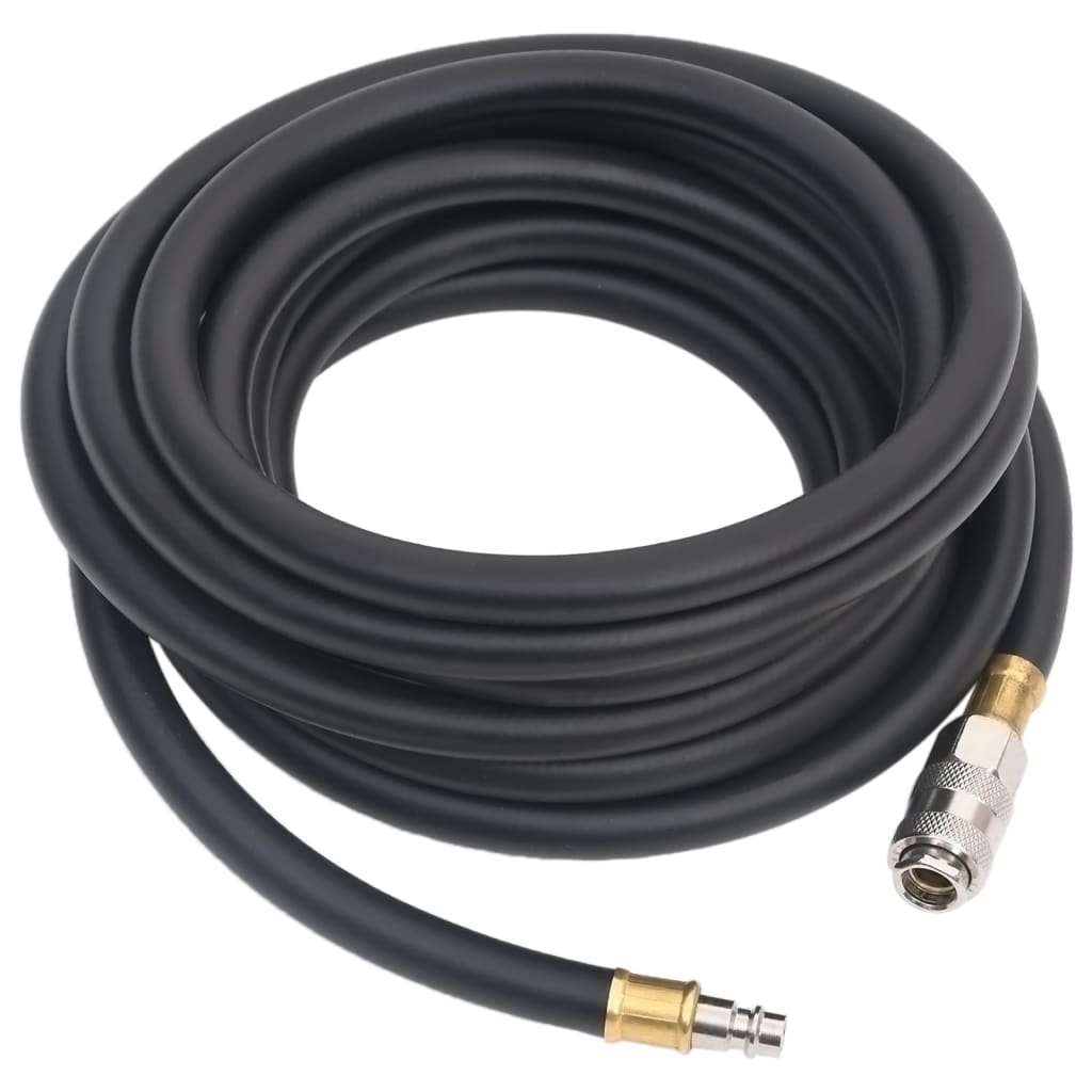 Vidaxx tuyau d'air hybride 0,6'' 5 m caoutchouc et PVC noir
