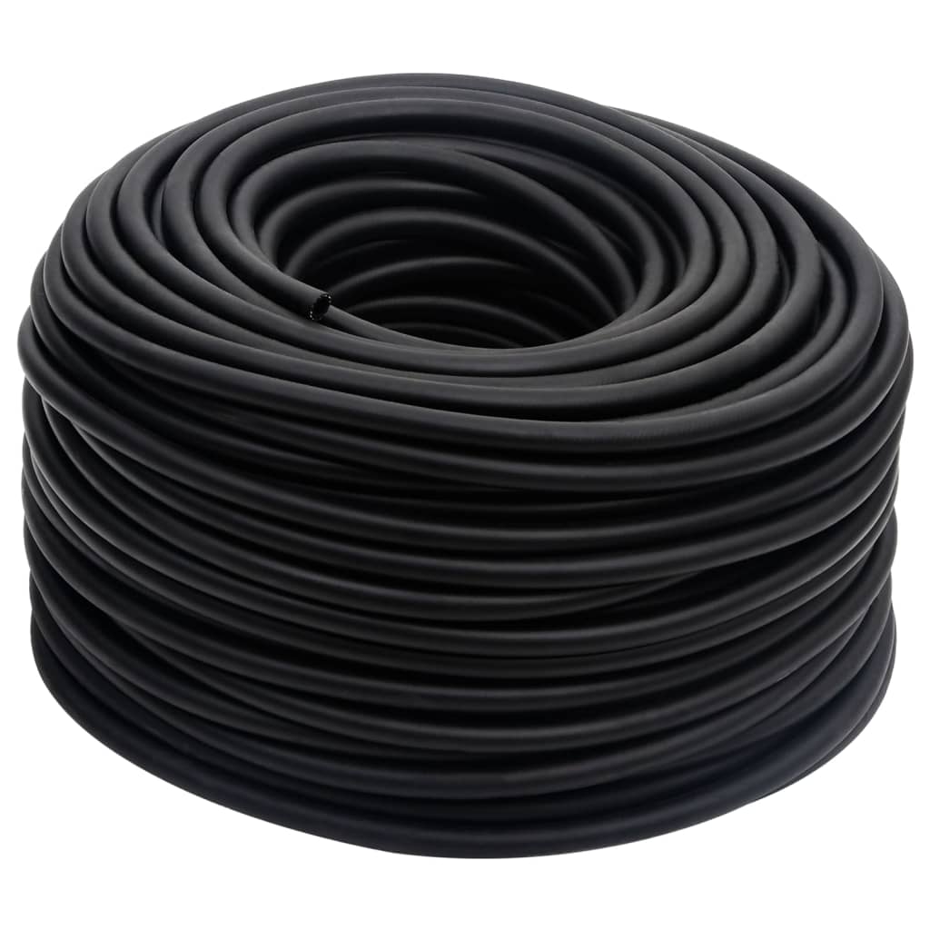 VidaXL Tuyau d'air hybride 0,6'' 20 m caoutchouc et PVC noir