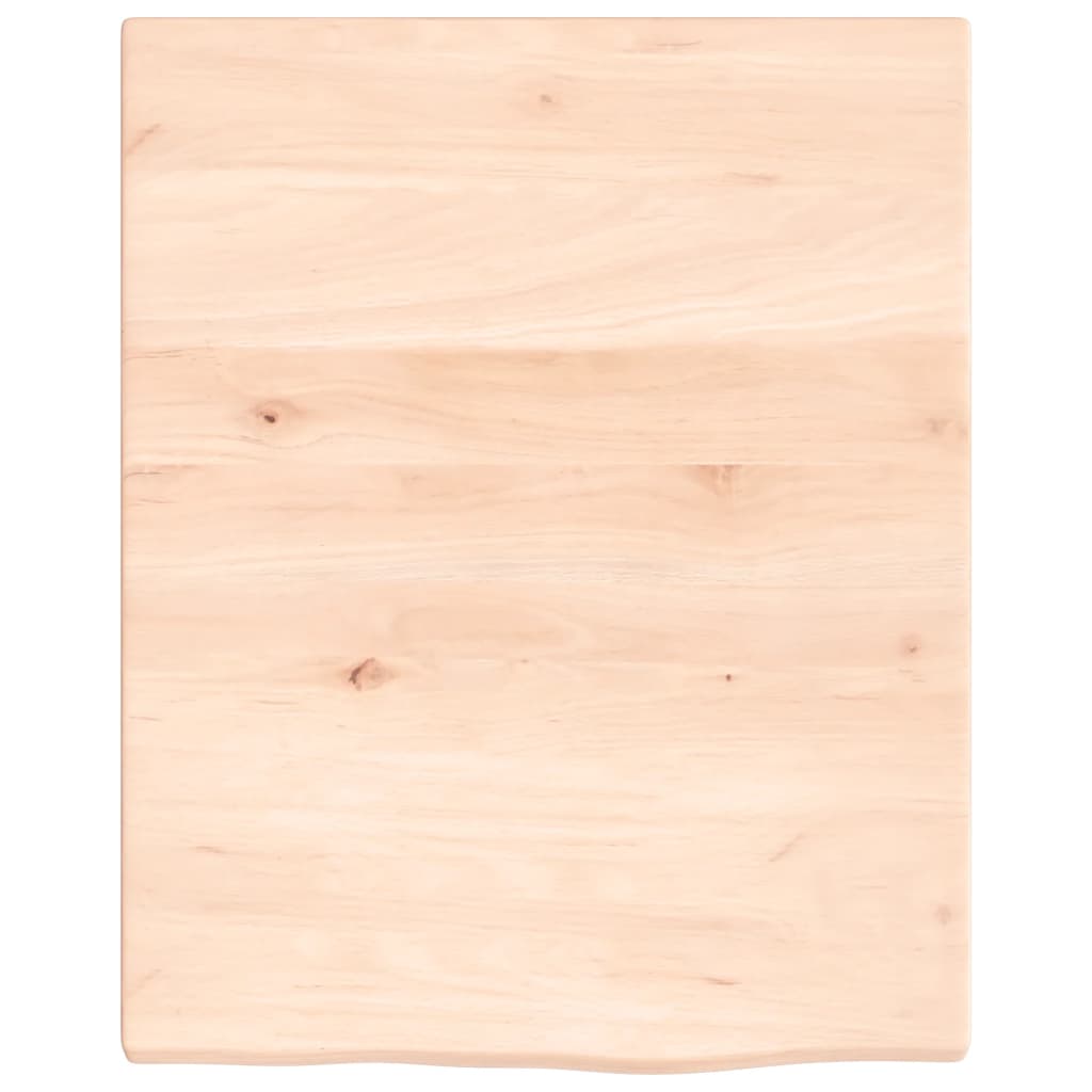 VidaXL Plan de lavabo 40x50x2 cm bois massif non traité