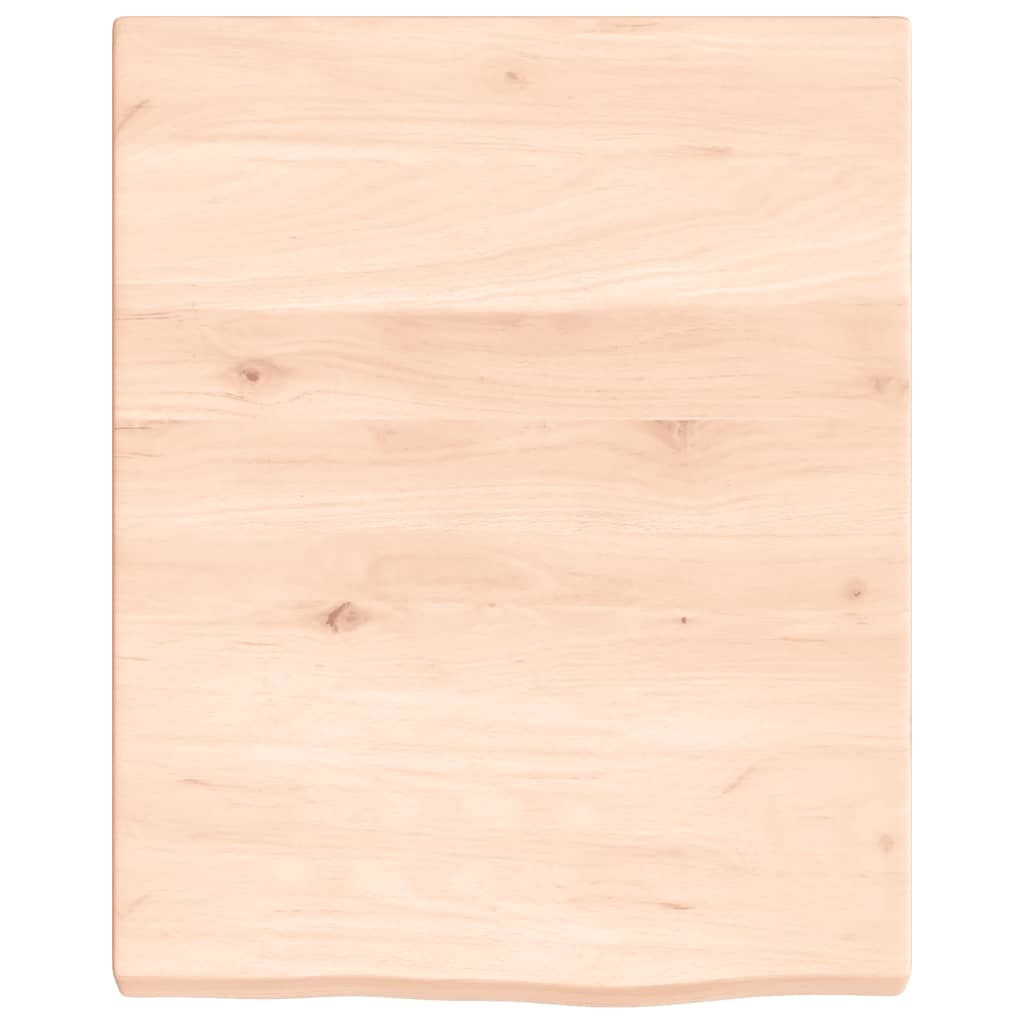 Plan de lavabo Vidaxx 40x50x (2-4) cm en bois massif non traité