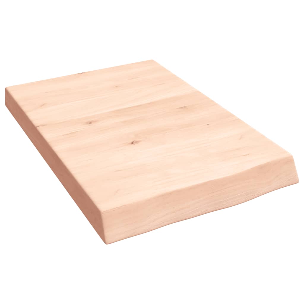 Plan de lavabo Vidaxx 40x60x (2-6) cm en bois massif non traité
