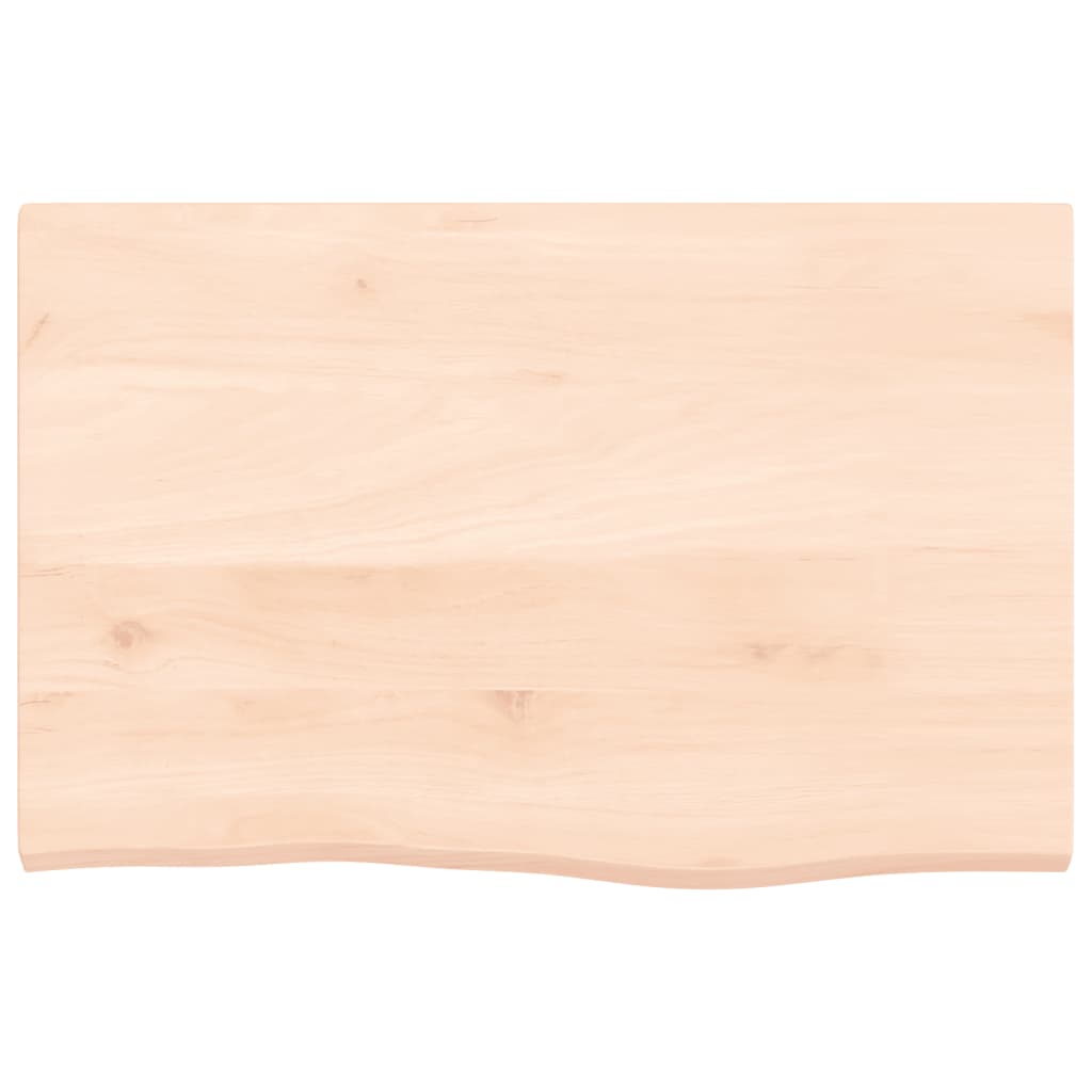VidaXL Plan de lavabo 60x40x2 cm bois massif non traité