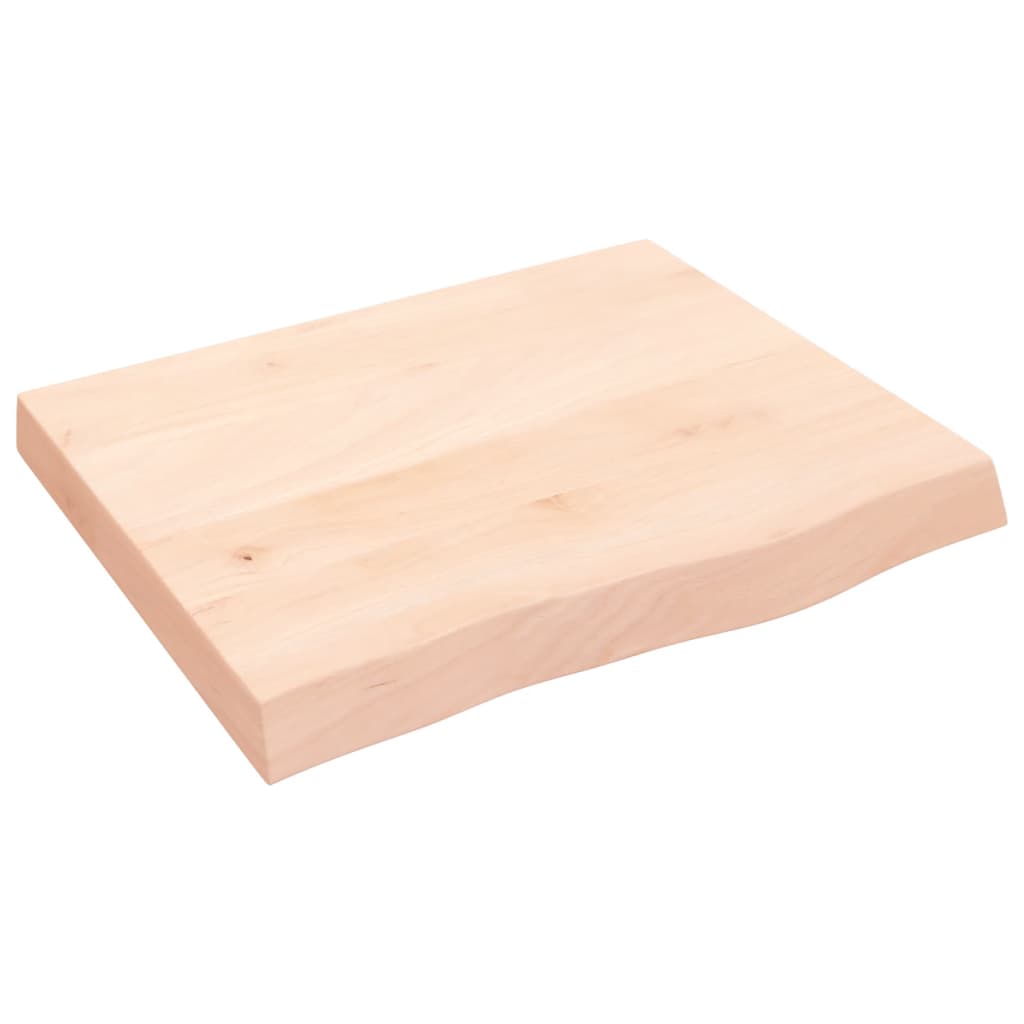 Plan de lavabo Vidaxx 60x50x (2-6) cm en bois massif non traité