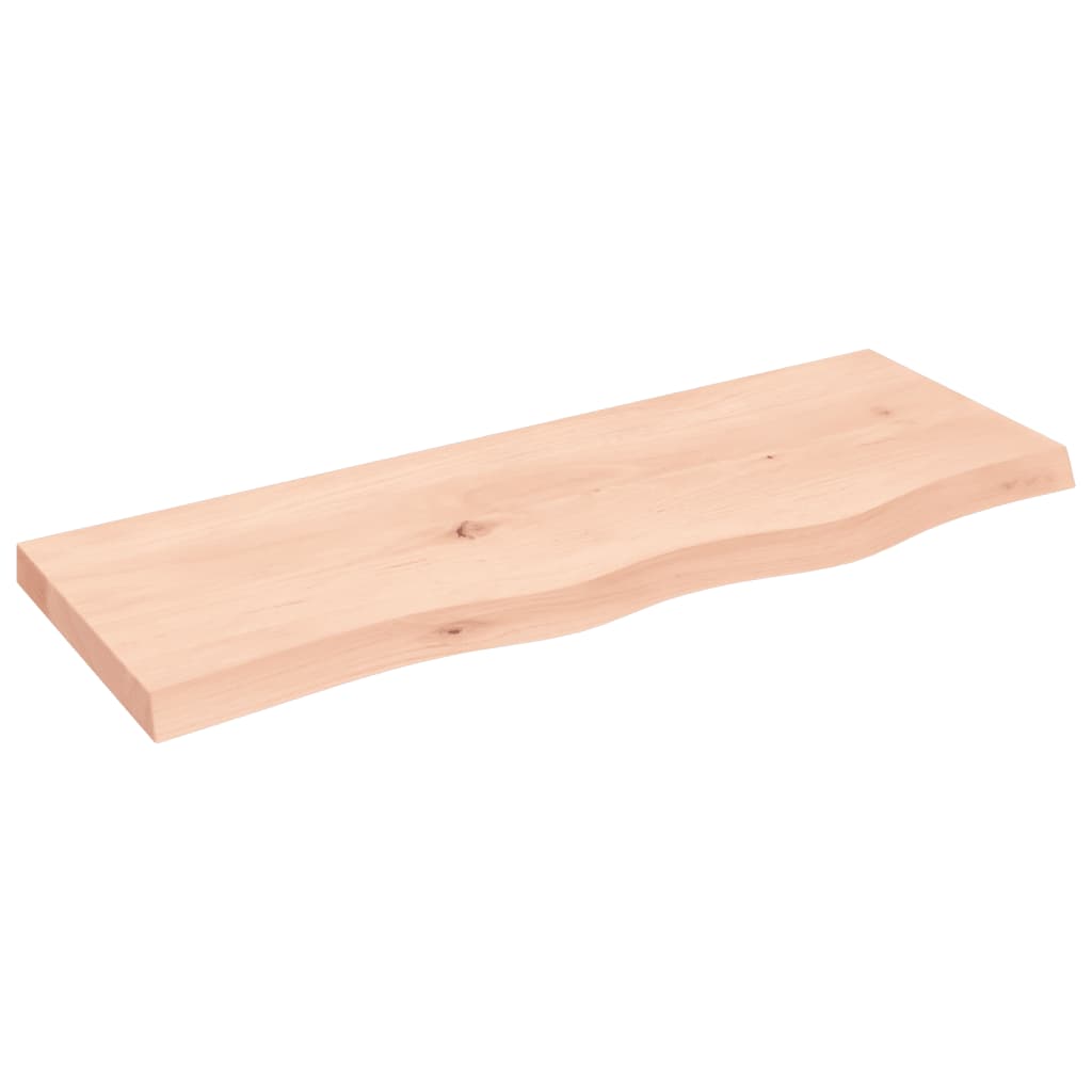 VidaXL Plan de lavabo 80x30x (2-4) cm bois massif non traité