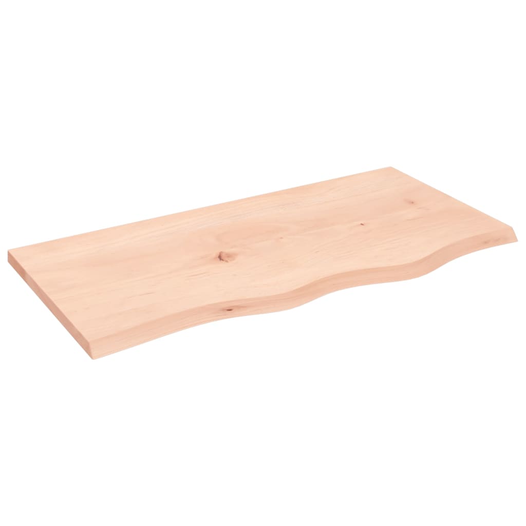 VidaXL Plan de lavabo 80x40x2 cm bois massif non traité
