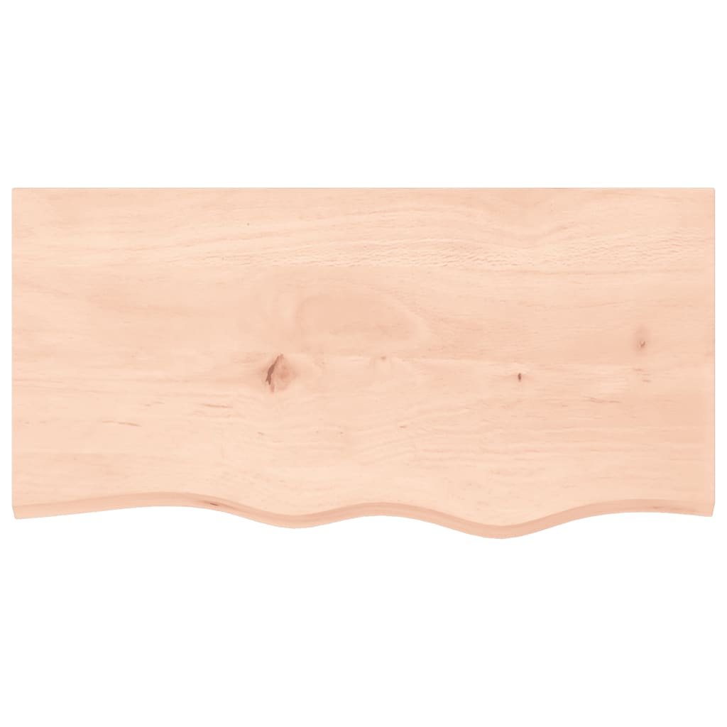 VidaXL Plan de lavabo 80x40x2 cm bois massif non traité