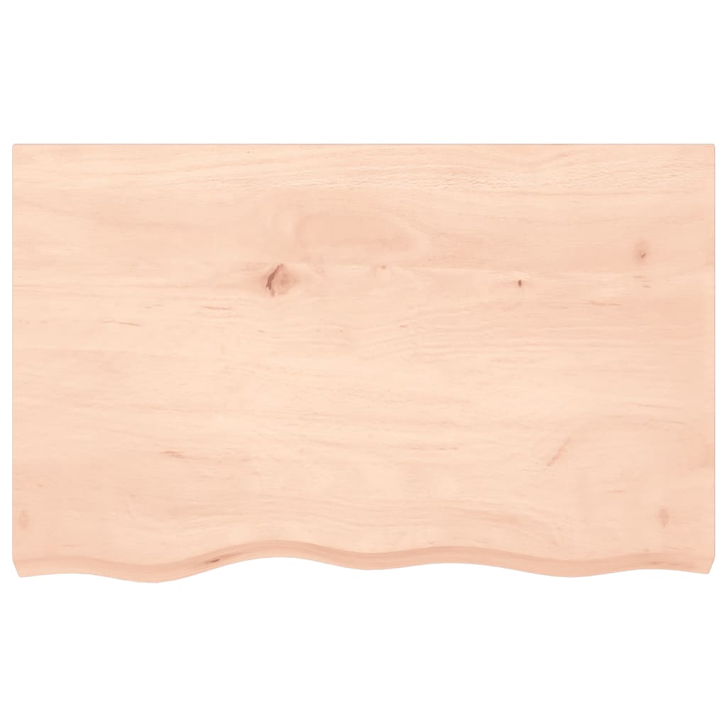 Plan de lavabo Vidaxx 80x50x (2-4) cm en bois massif non traité