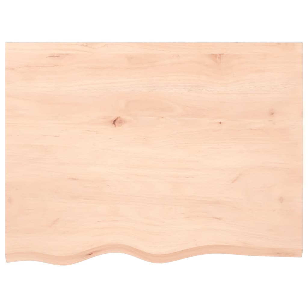 Plan de lavabo Vidaxx 80x60x (2-6) cm en bois massif non traité