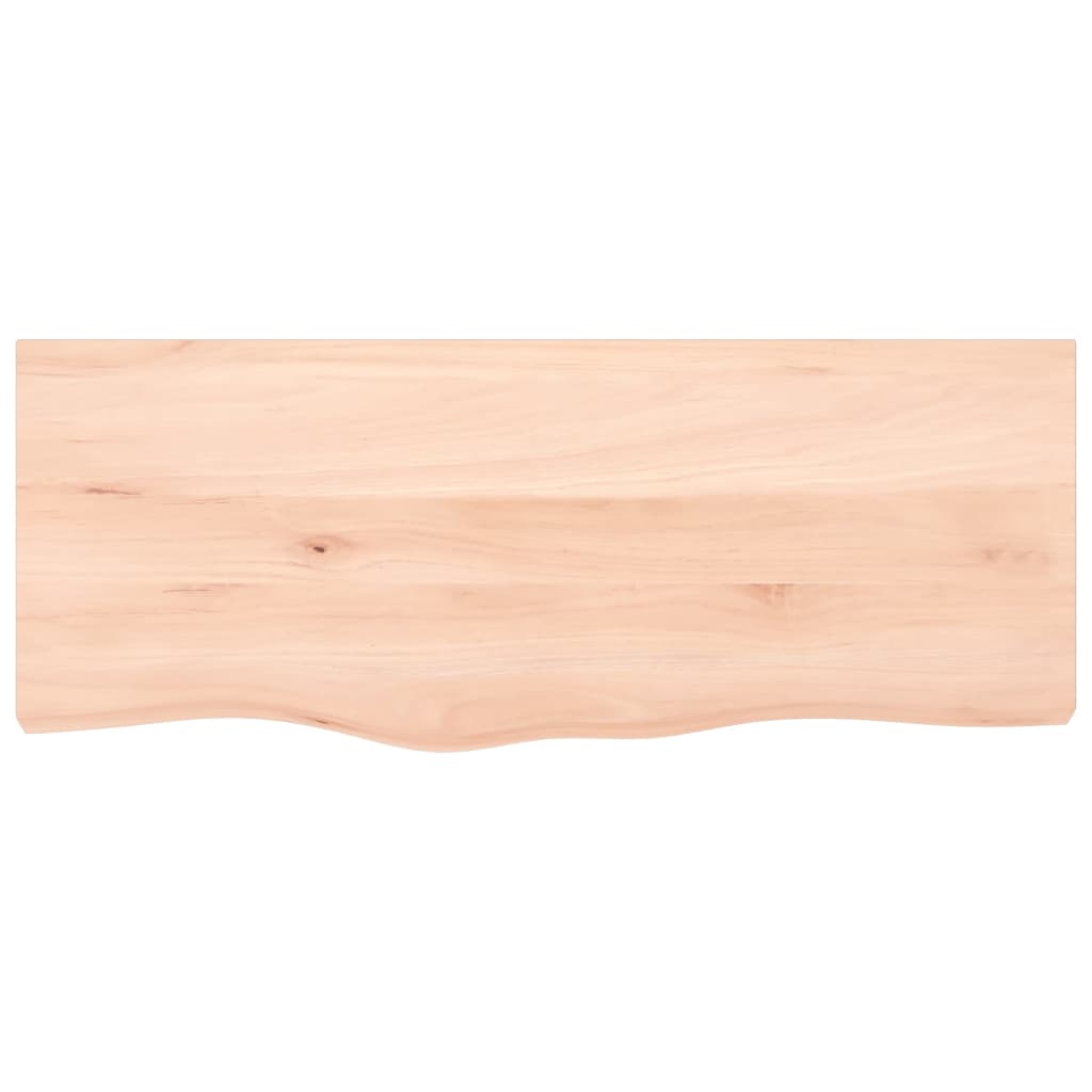 Plan de lavabo Vidaxx 100x40x2 cm bois massif non traité