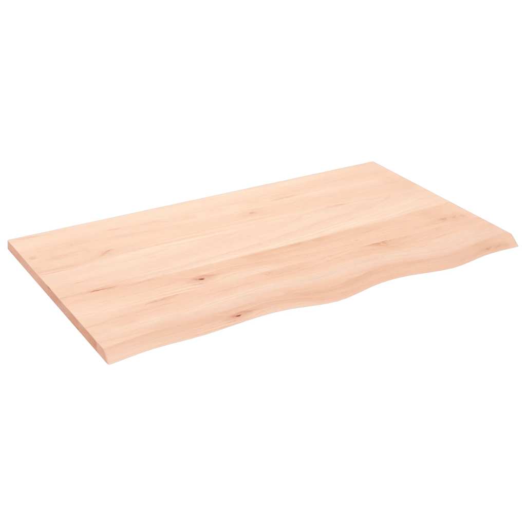 VidaXL Plan de lavabo 100x60x2 cm bois massif non traité