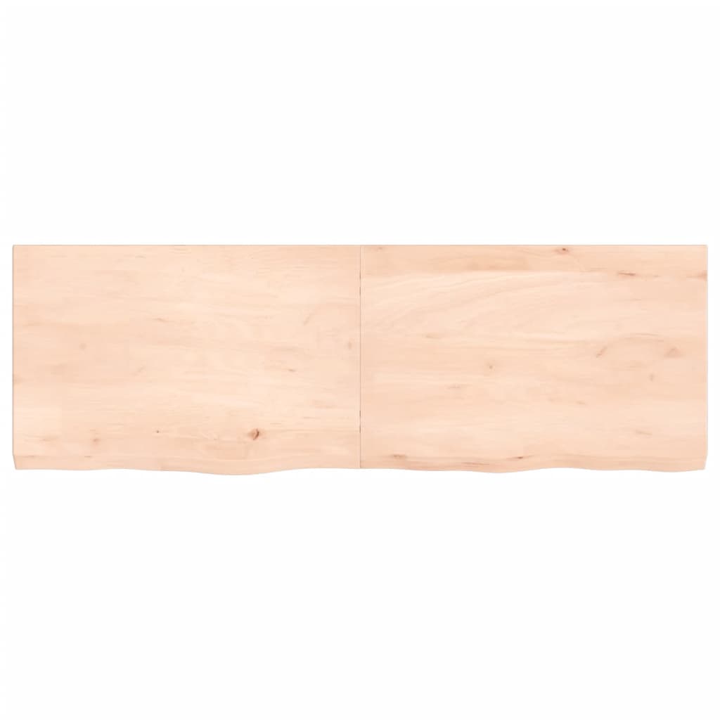 Plan de lavabo Vidaxx 120x40x (2-4) cm en bois massif non traité