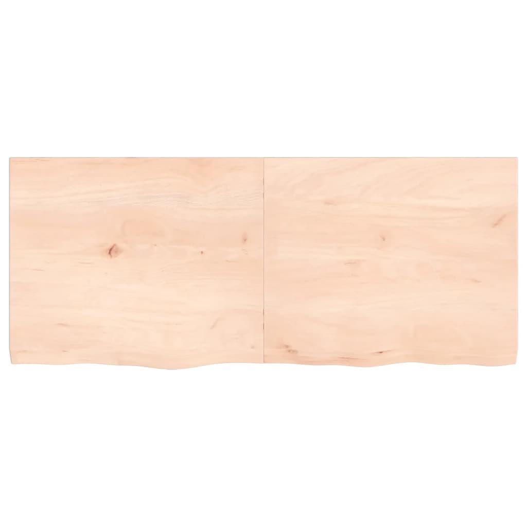 Plan de lavabo Vidaxx 120x50x (2-4) cm en bois massif non traité