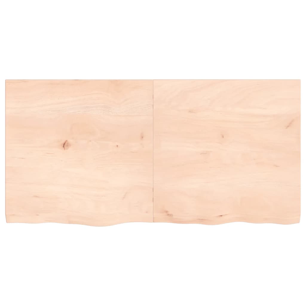 Plan de lavabo Vidaxx 120x60x (2-4) cm en bois massif non traité