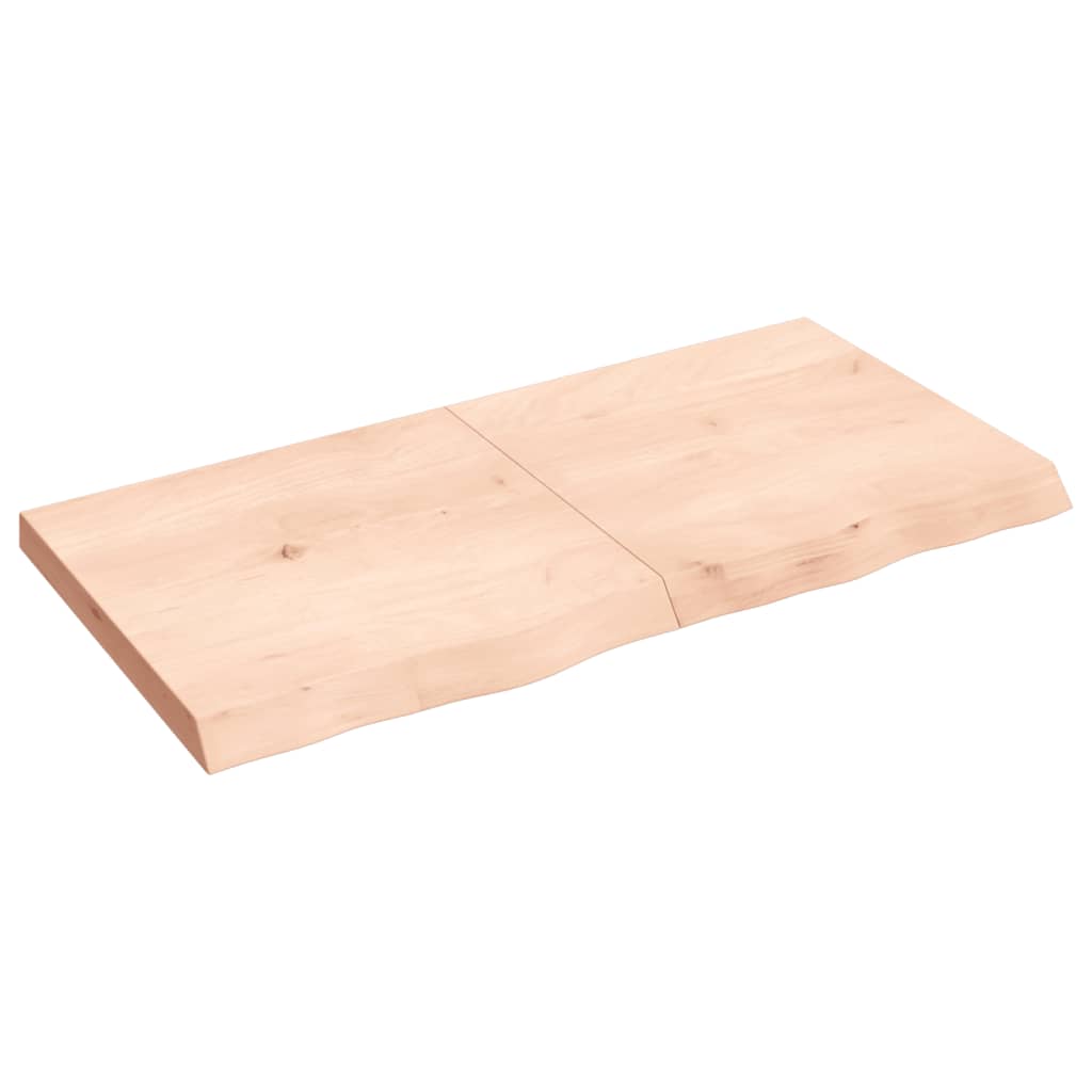 Plan de lavabo Vidaxx 120x60x (2-6) cm en bois massif non traité