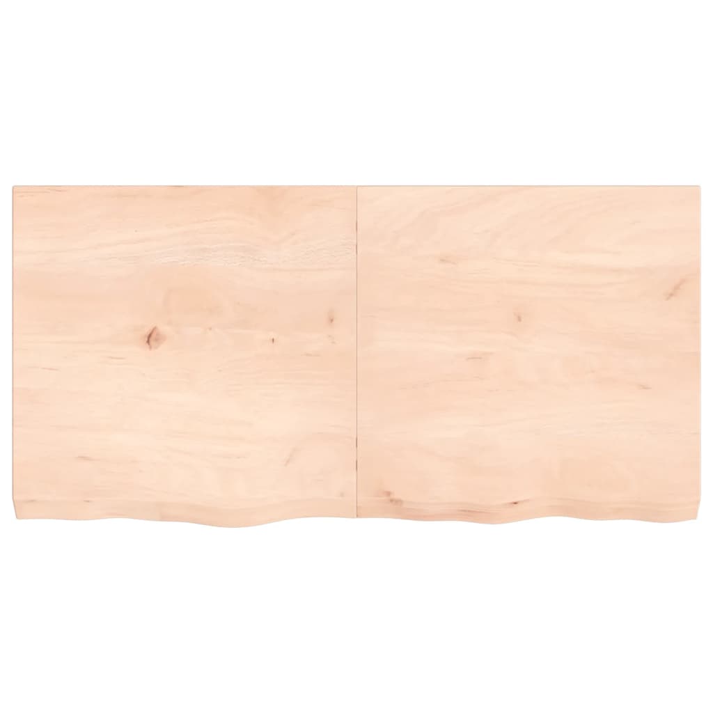 Plan de lavabo Vidaxx 120x60x (2-6) cm en bois massif non traité