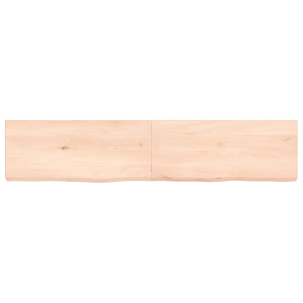 Plan de lavabo Vidaxx 140x30x (2-6) cm en bois massif non traité