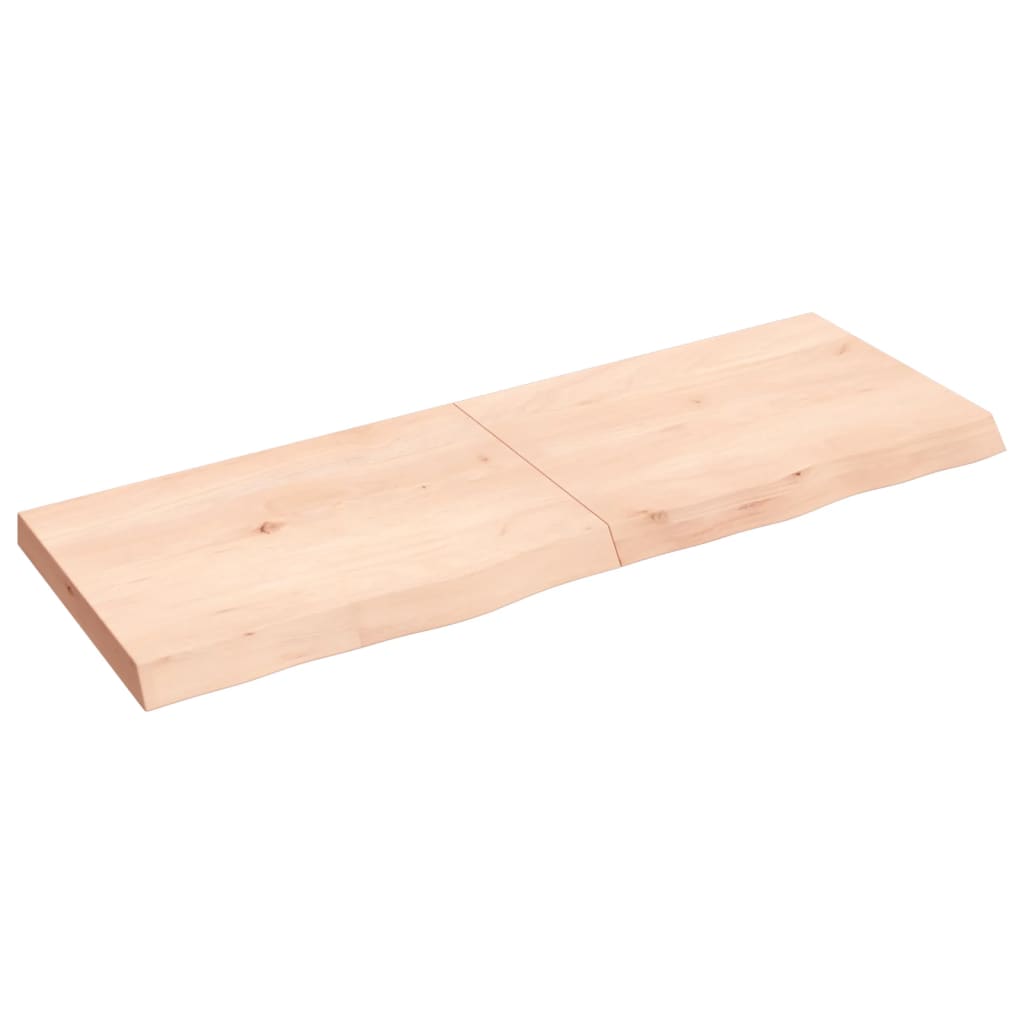 Plan de lavabo Vidaxx 140x50x (2-6) cm en bois massif non traité