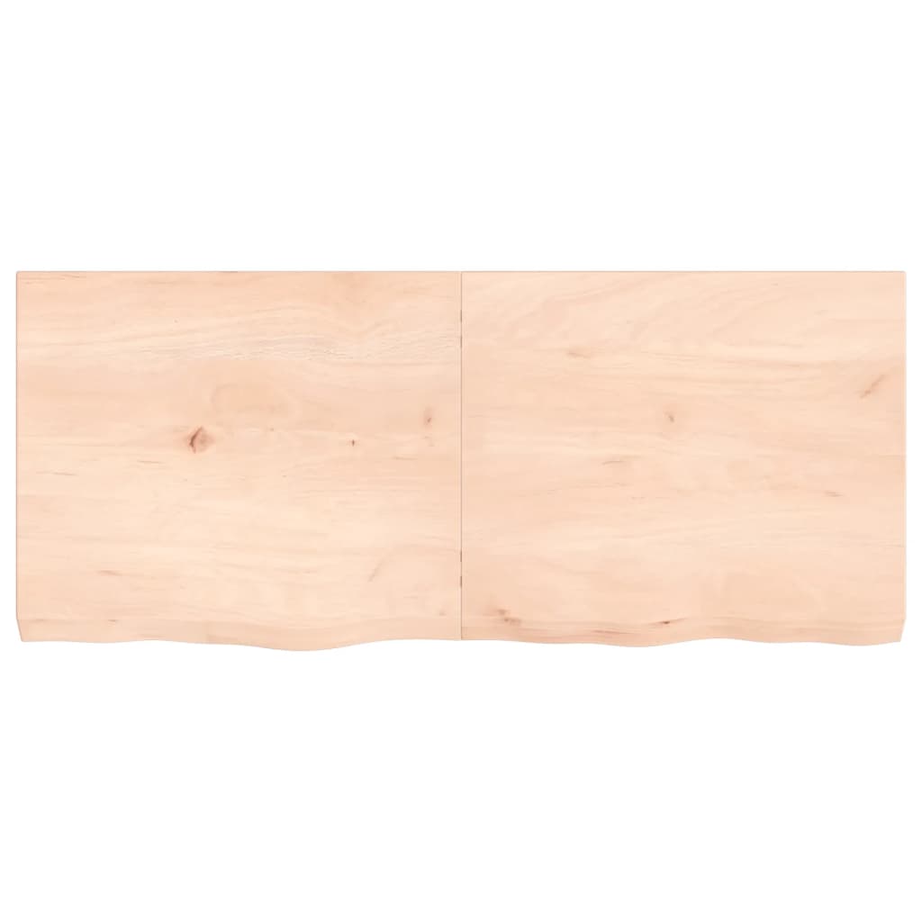 Plan de lavabo Vidaxx 140x60x (2-6) cm bois massif non traité