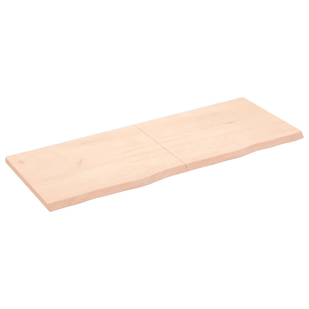 VidaXL Plan de lavabo 160x60x (2-4) cm bois massif non traité
