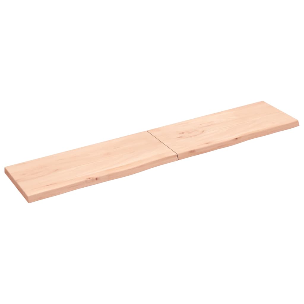 VidaXL Plan de lavabo 200x40x (2-4) cm bois massif non traité