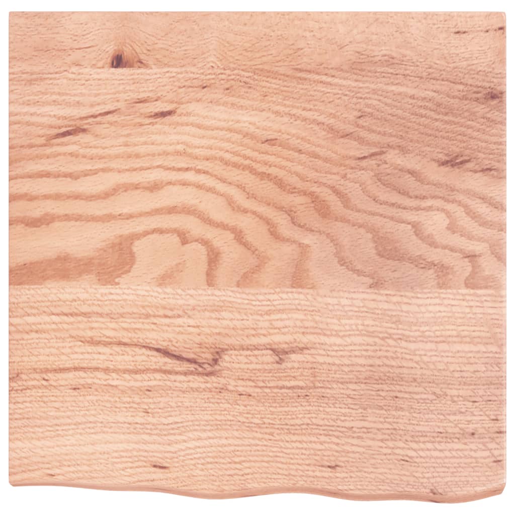 Vidaxx plan de lavabo 60x60x (2-4) cm bois massif traité marron clair