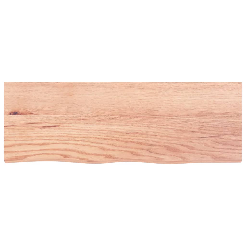 Vidaxx plan de lavabo 80x30x (2-4) bois massif traité marron clair