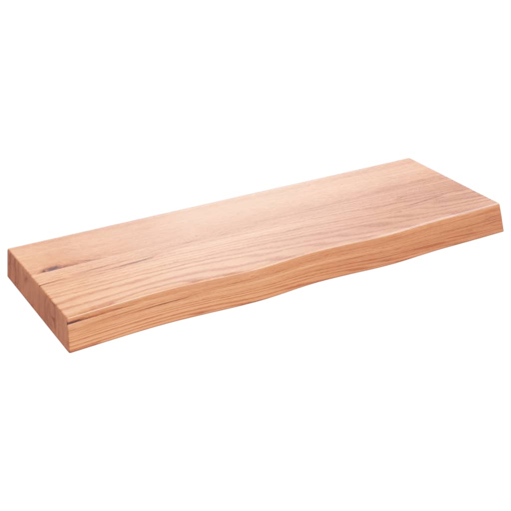 Vidaxx plan de lavabo 80x30x (2-6) cm bois massif traité marron clair