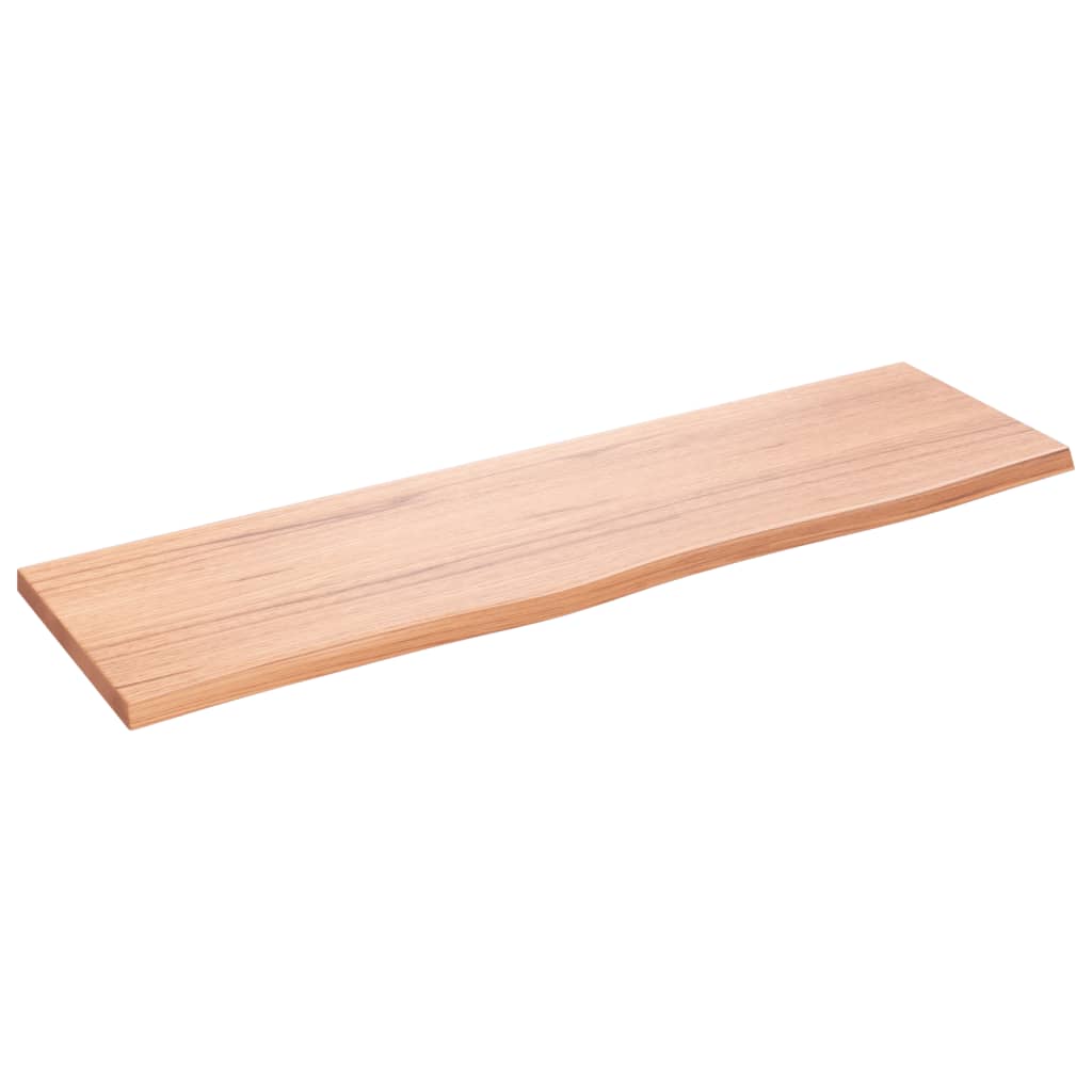 Vidaxx plan vasque 100x30x2 cm bois massif traité marron clair