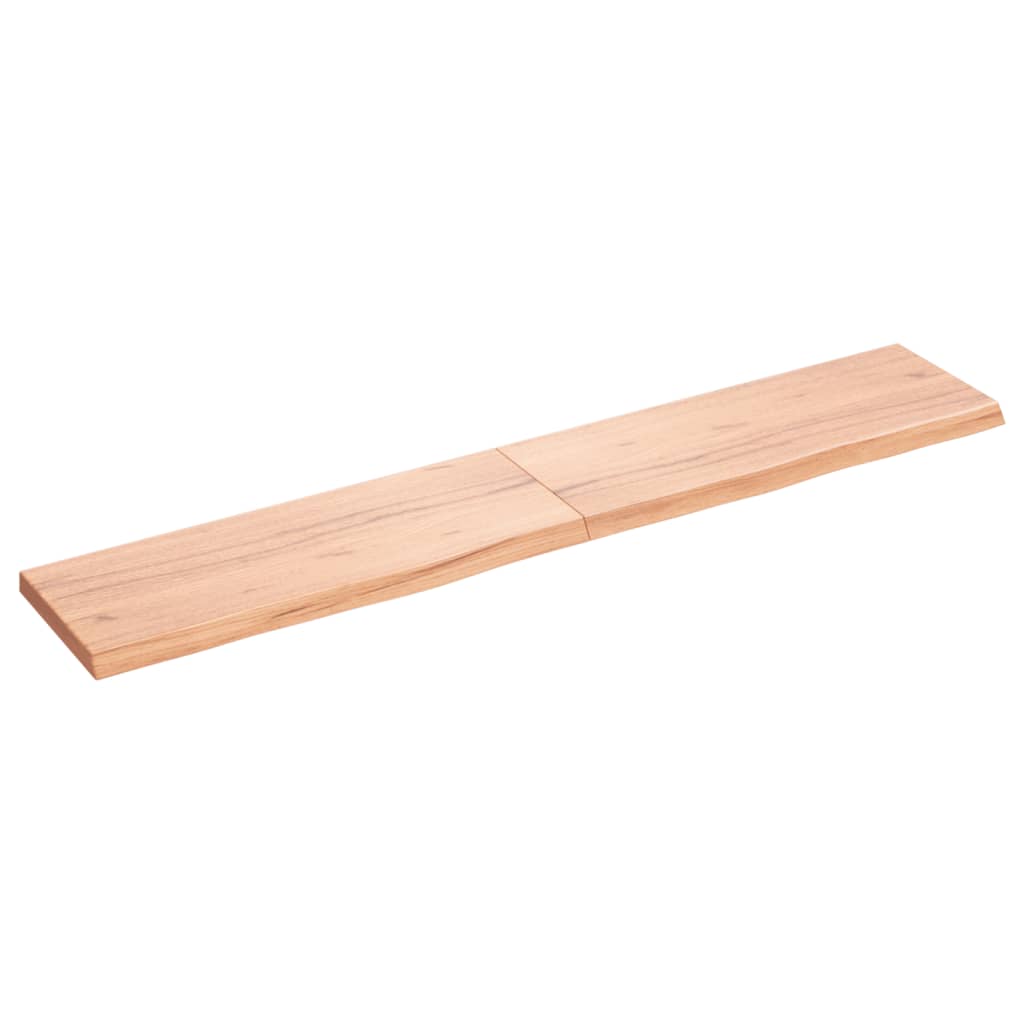 Vidaxx plan de lavabo 160x30x (2-4) cm bois massif traité marron clair