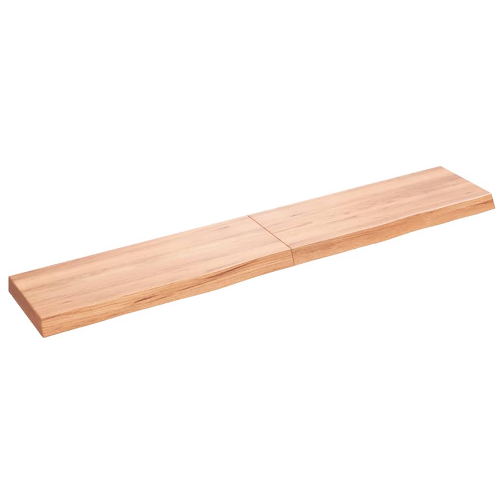 Vidaxx plan de lavabo 160x30x (2-6) cm bois massif traité marron clair