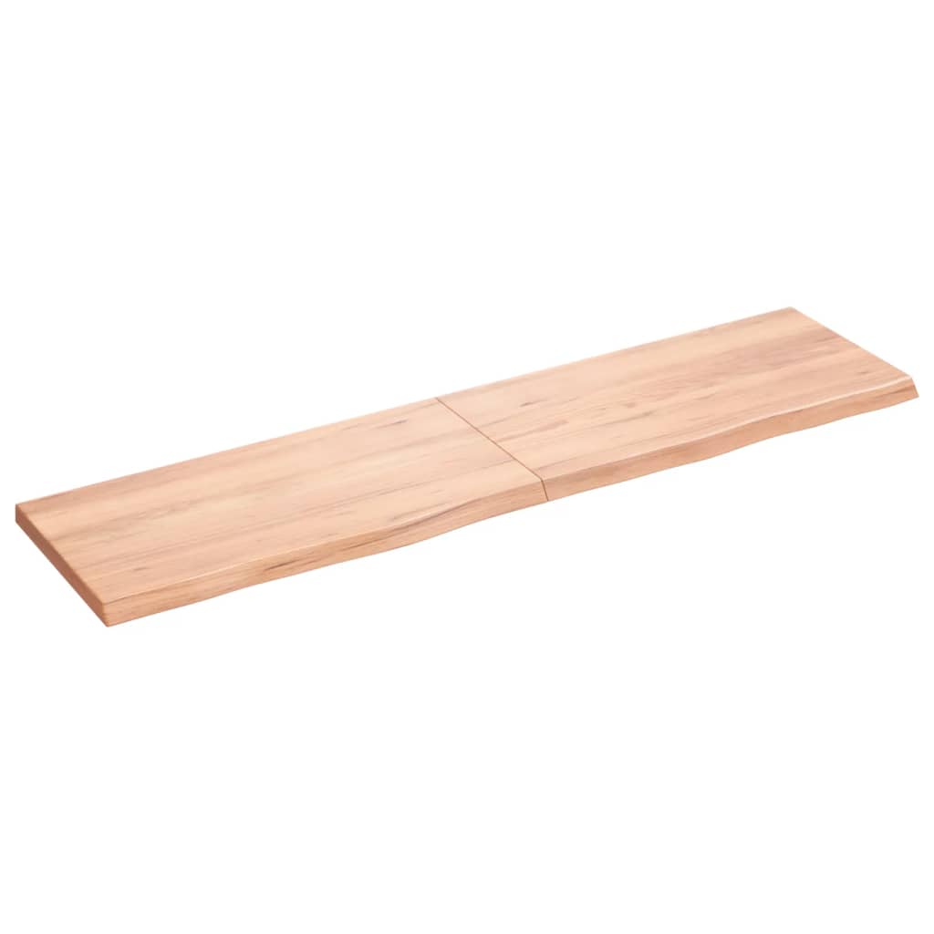 Vidaxx plan de lavabo 160x40x (2-4) cm bois massif traité marron clair