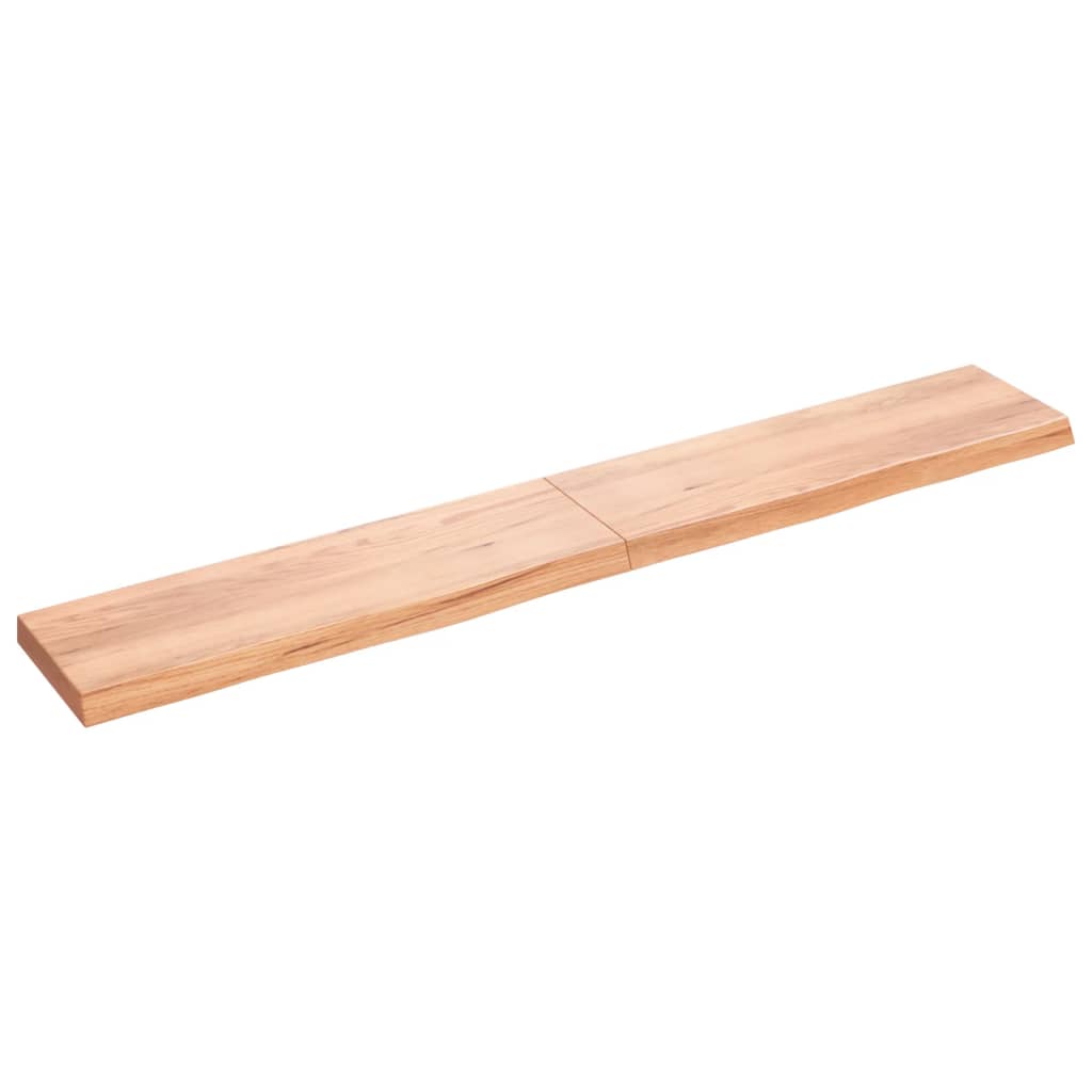 Vidaxx plan de lavabo 200x30x (2-6) cm bois massif traité marron clair