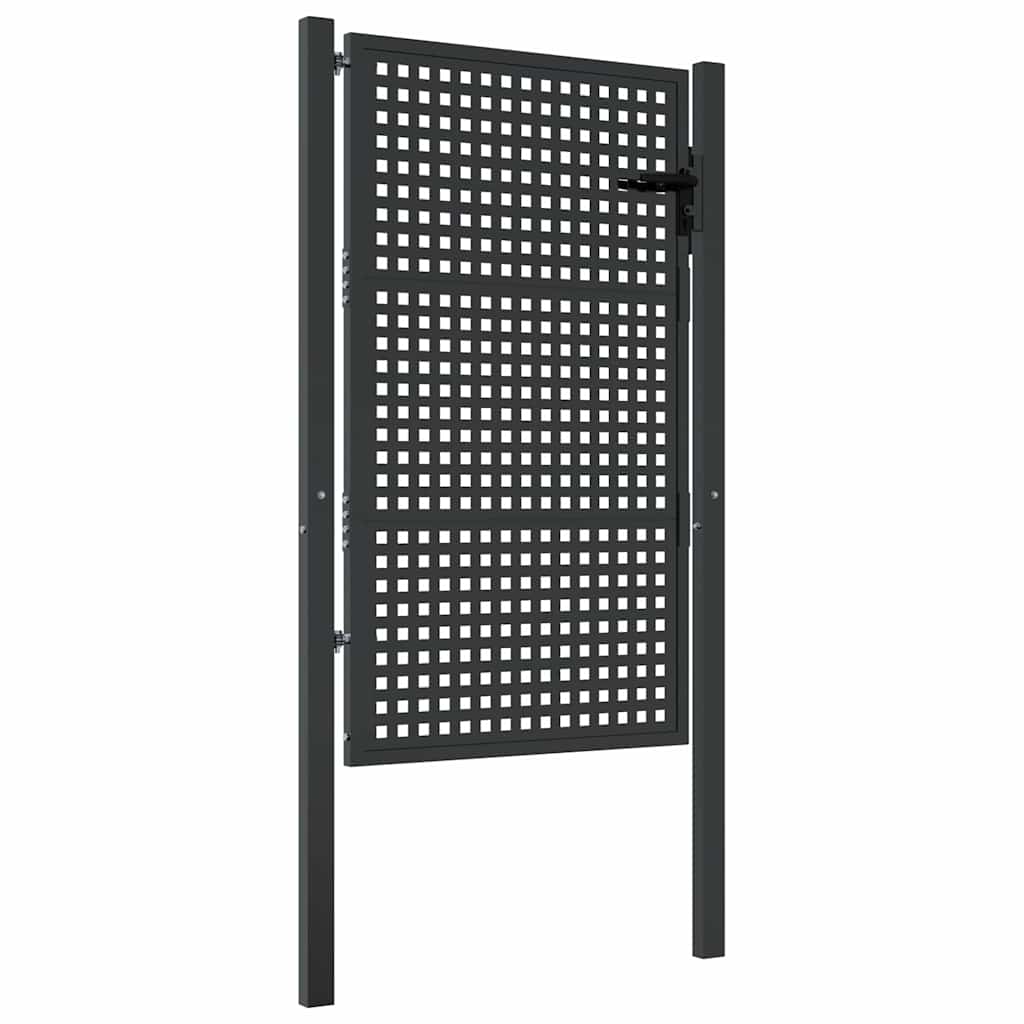 VidaXL Portail 105x175 cm acier anthracite