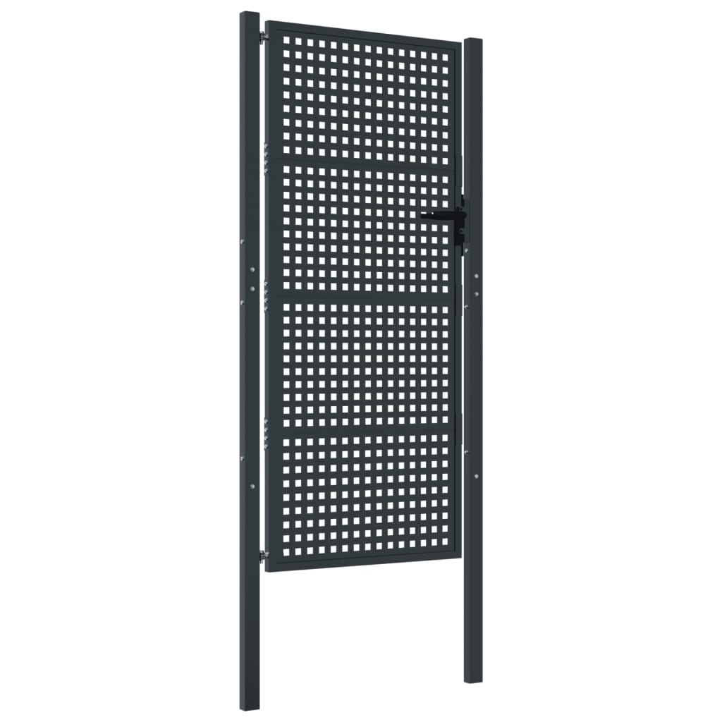 VidaXL Portail 105x250 cm acier anthracite