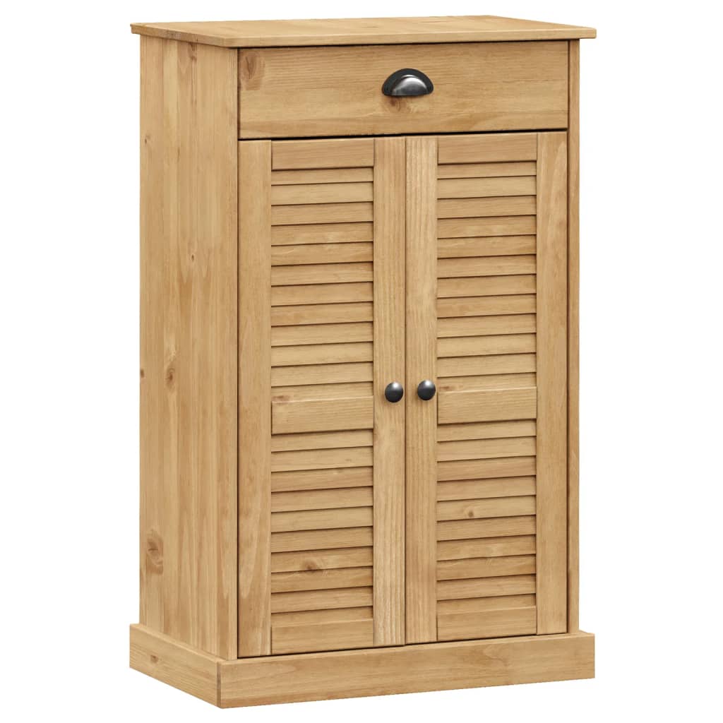 Vidaxx armoire à chaussures vigo 60x35x96 cm bois de pin massif