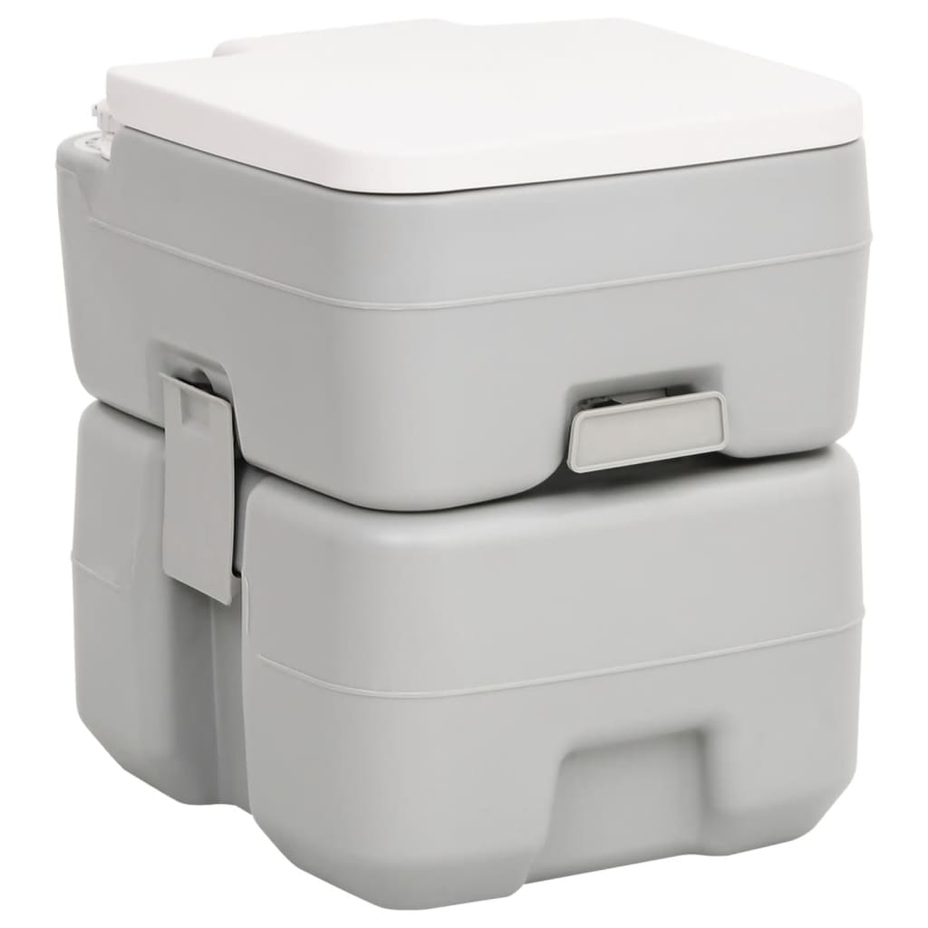 VidaXL Ensemble de toilettes et réservoir d'eau de camping portable