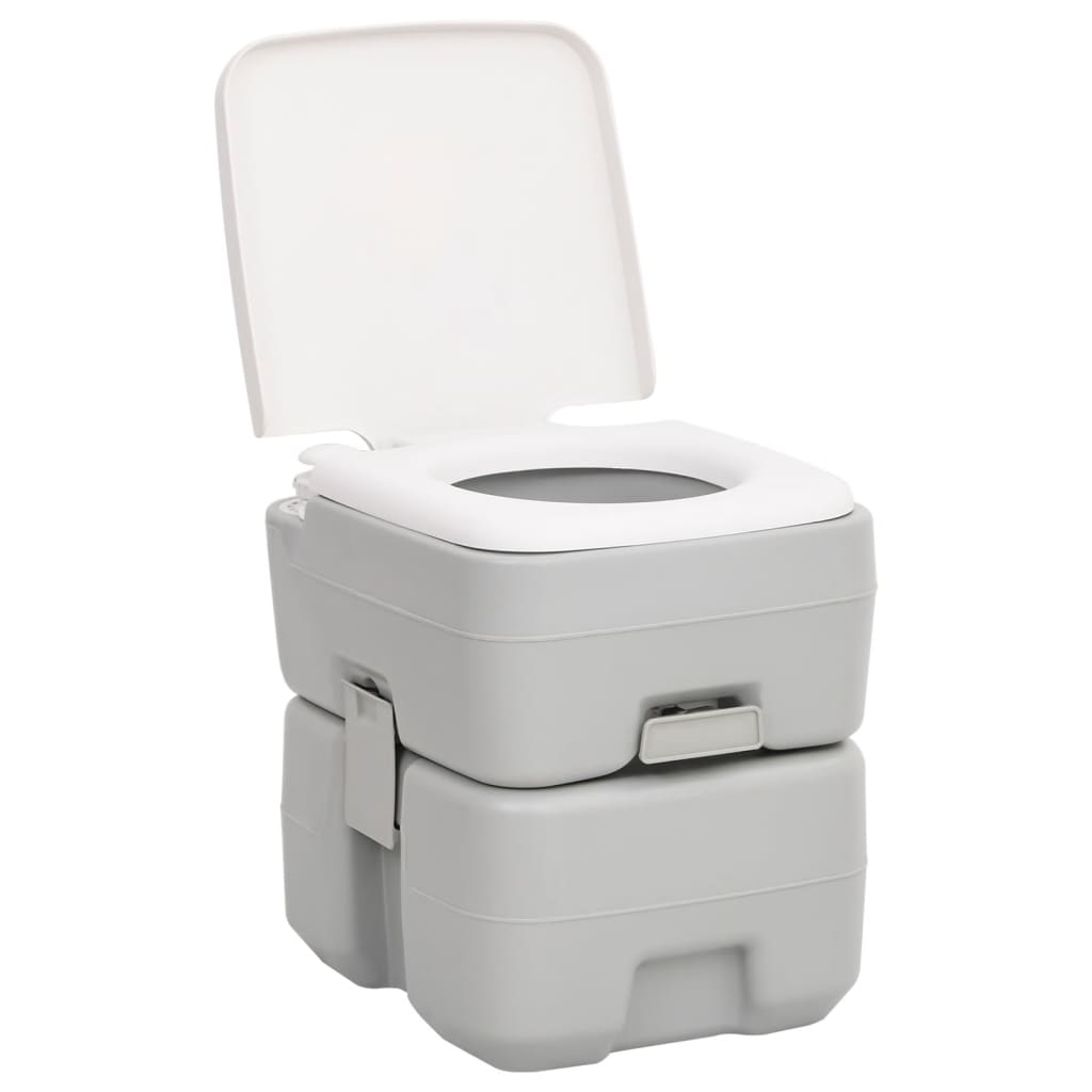 VidaXL Ensemble de toilettes et réservoir d'eau de camping portable