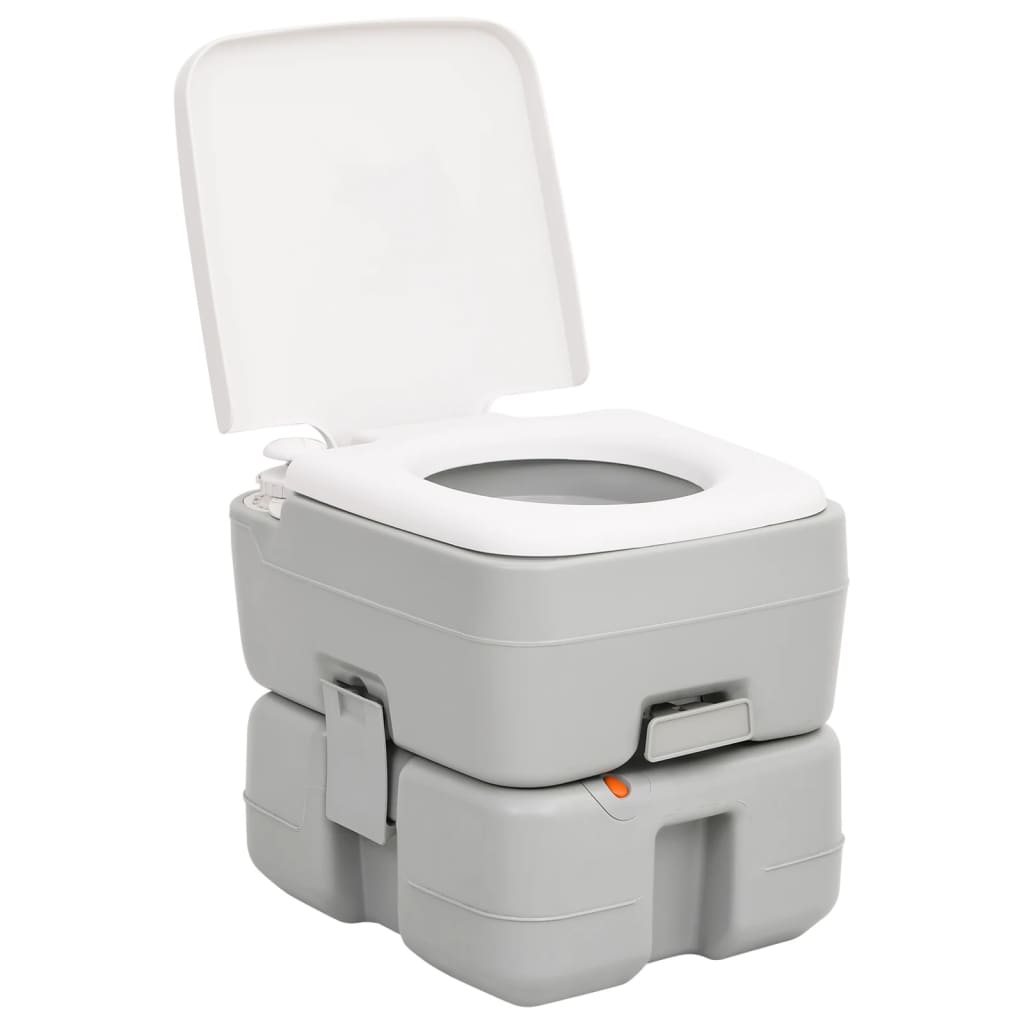 VidaXL Ensemble de toilettes et réservoir d'eau de camping portable