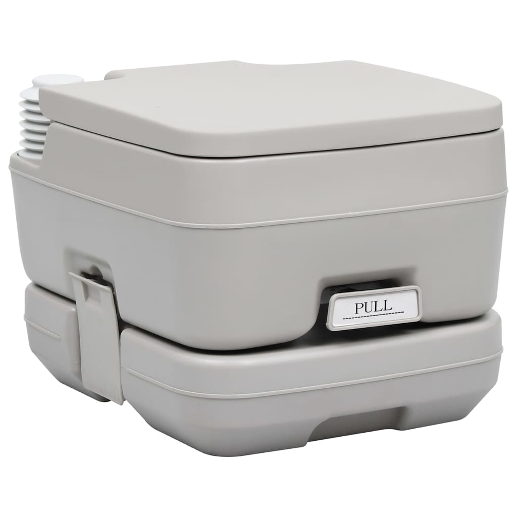 VidaXL Ensemble de toilettes et réservoir d'eau de camping portable