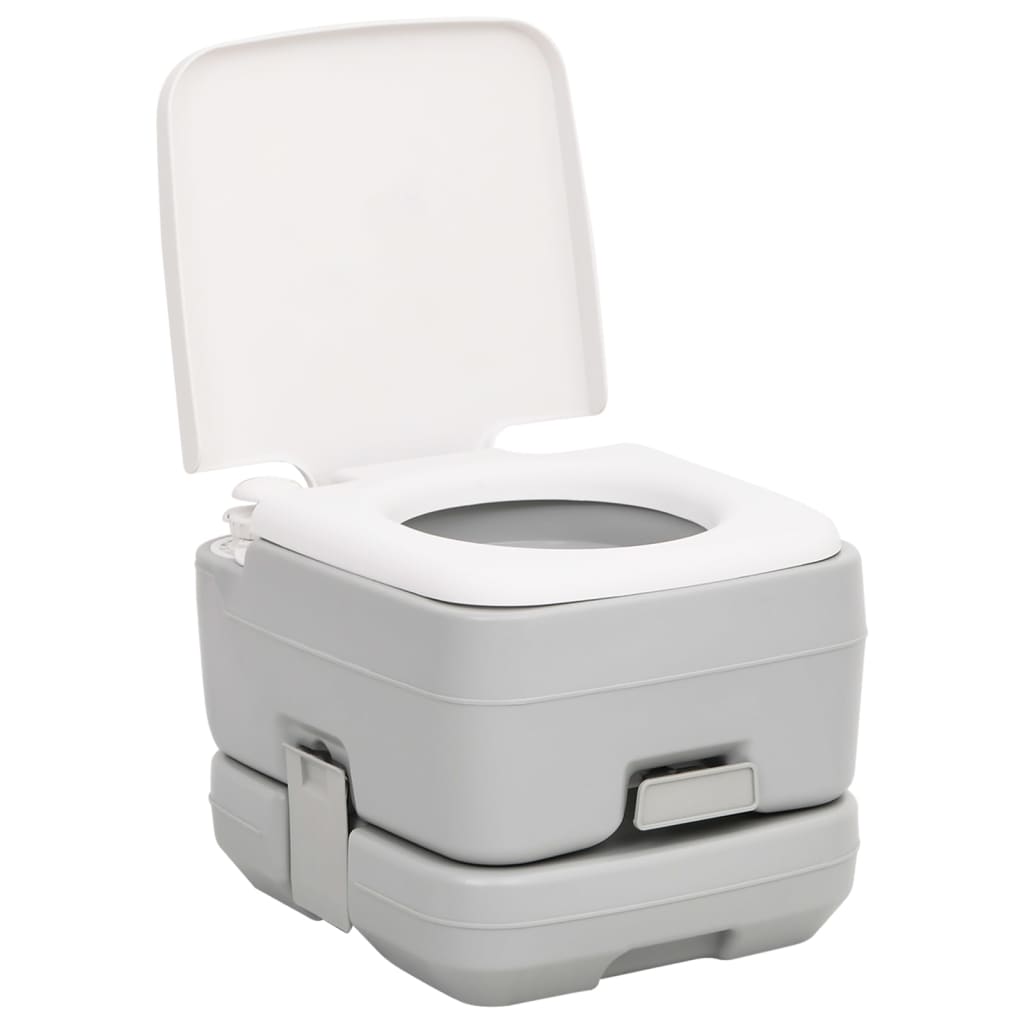 VidaXL Ensemble de toilettes et réservoir d'eau de camping portable