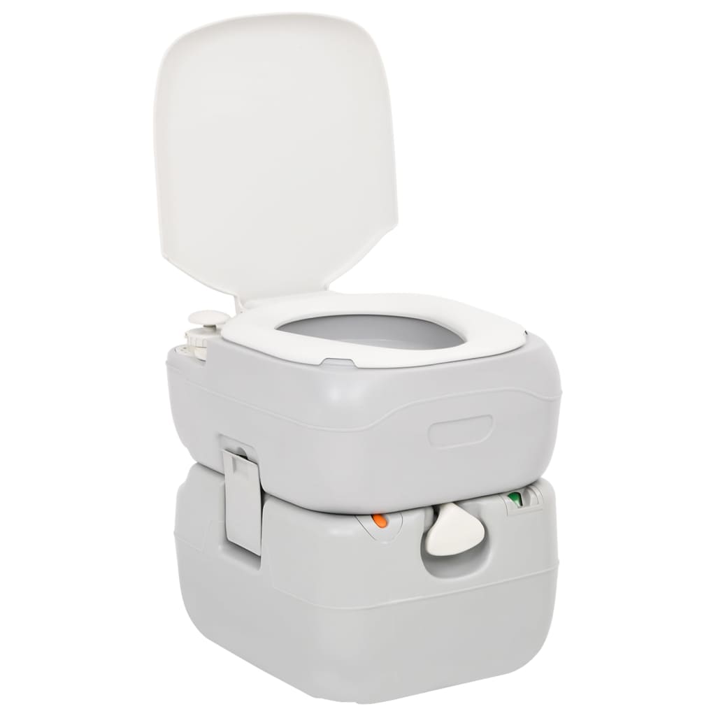 VidaXL Toilettes et lavabo de camping avec réservoir d'eau