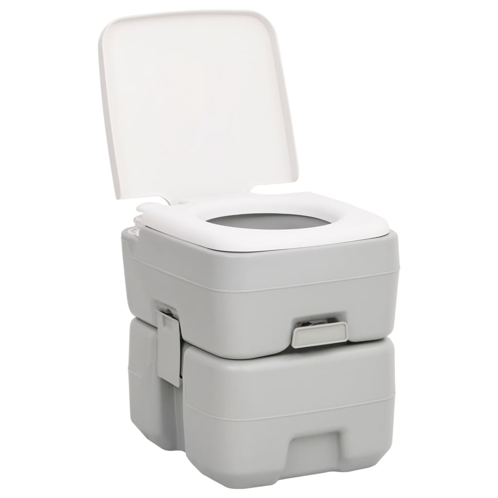 VidaXL Toilettes et lavabo de camping avec réservoir d'eau