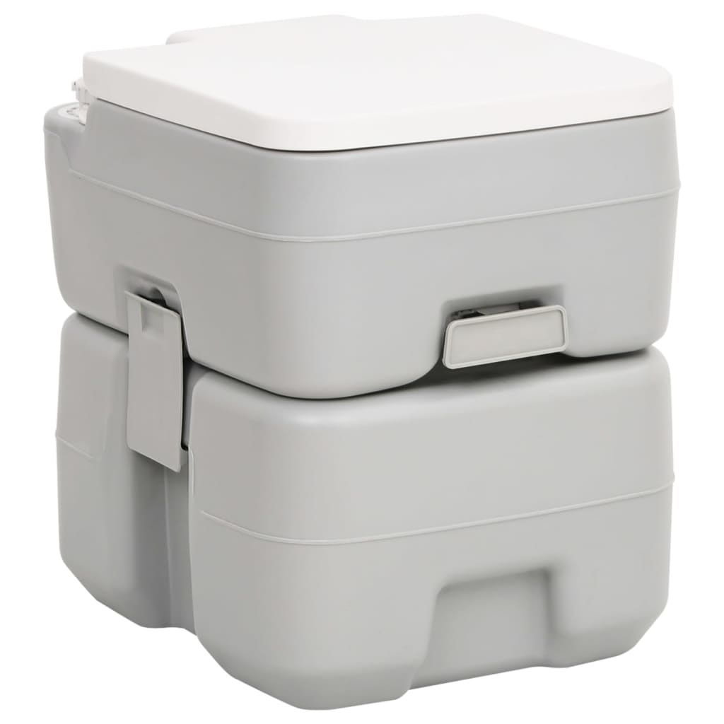 VidaXL Toilettes et lavabo de camping avec réservoir d'eau