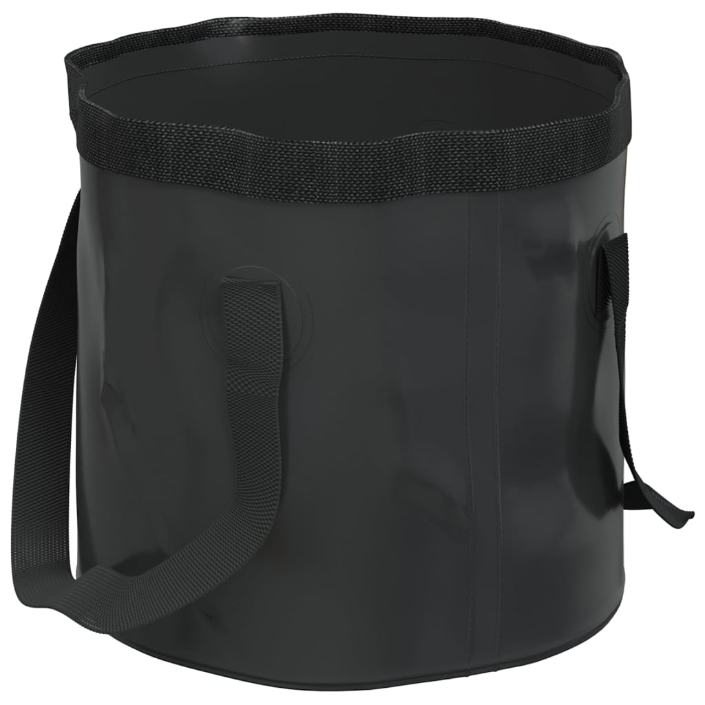 Vidaxl Emmers 2 PCS Pliant 30 L PVC noir
