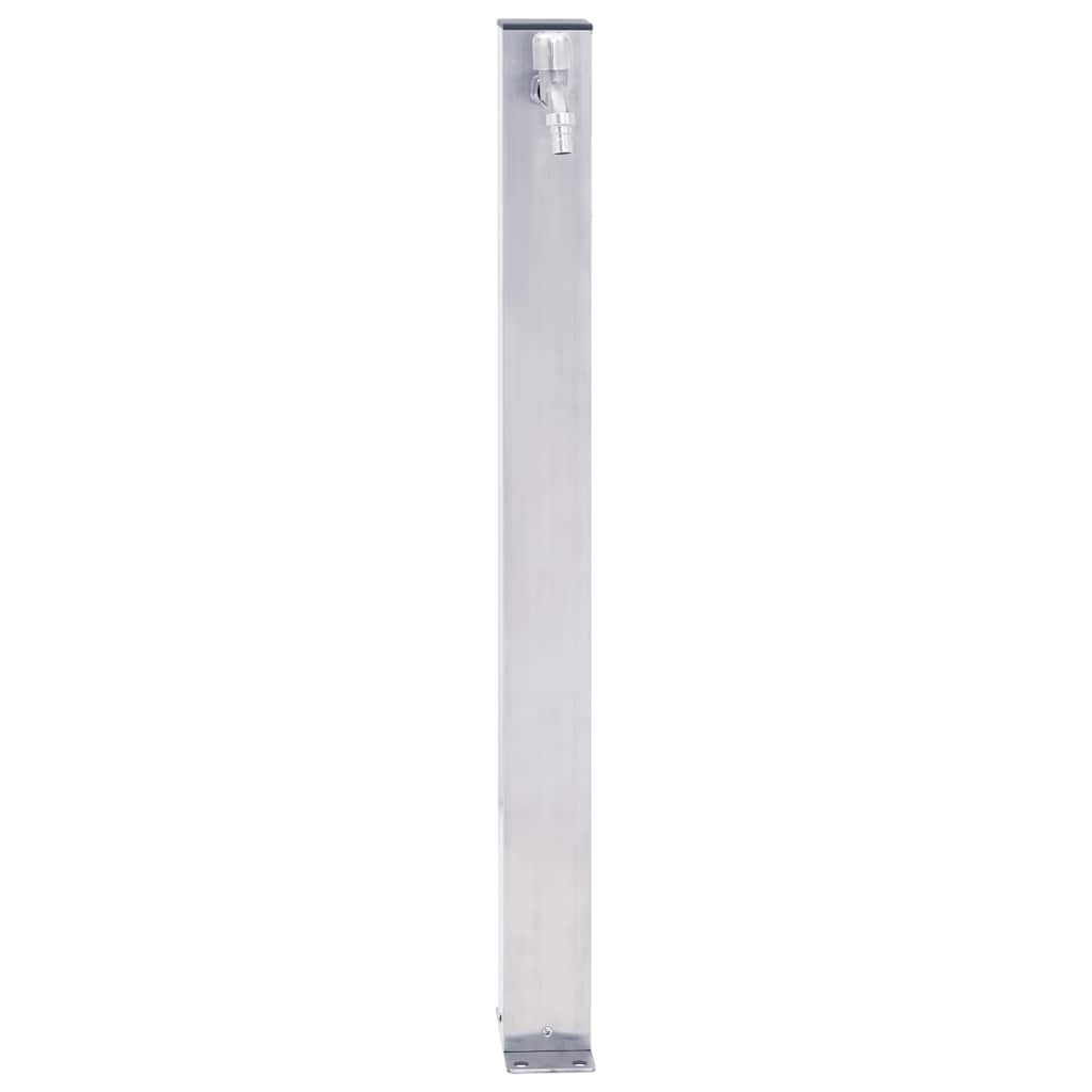Vidaxx colonne d'eau carrée 40 cm inox