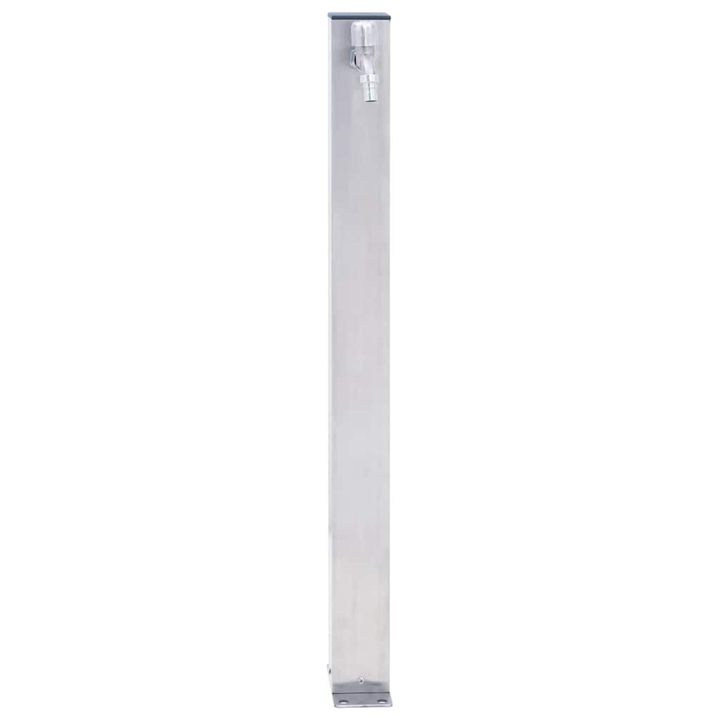 Vidaxx colonne d'eau carrée 80 cm inox