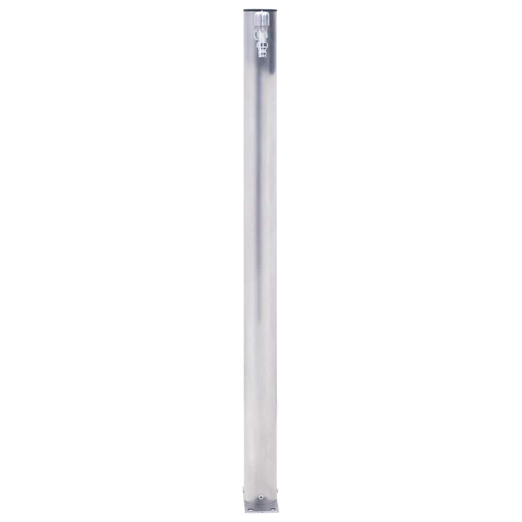 Vidaxx colonne d'eau 100 cm ronde en acier inoxydable