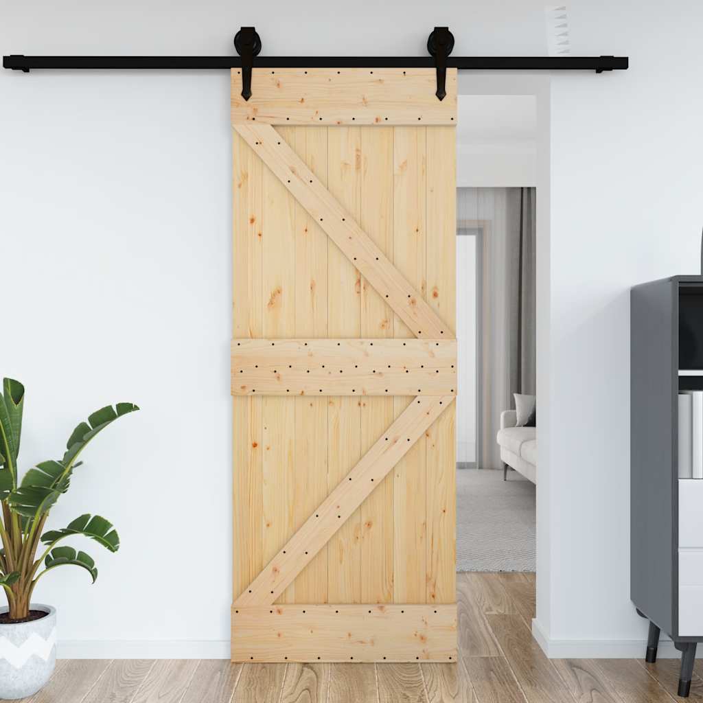 Vidaxx porte narvik 85x210 cm bois de pin massif