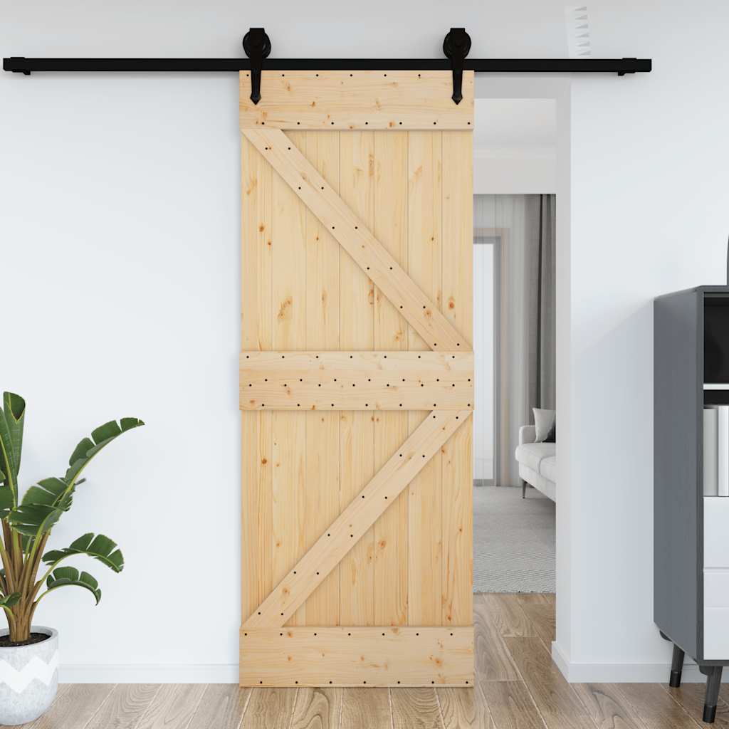 Vidaxx porte narvik 95x210 cm bois de pin massif