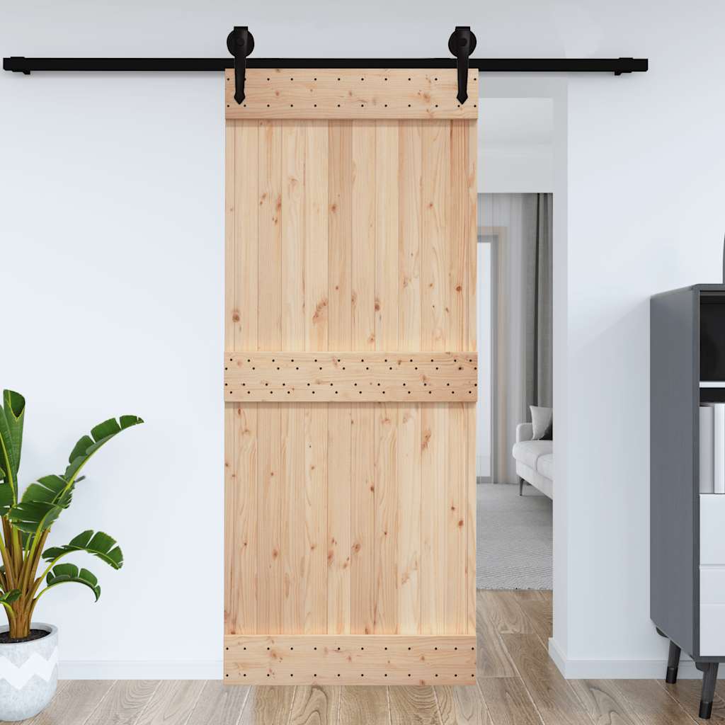 Vidaxx porte narvik 95x210 cm bois de pin massif